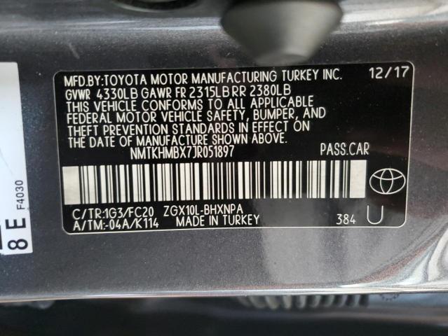 2018 TOYOTA C-HR XLE NMTKHMBX7JR051897