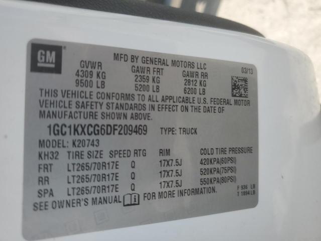 2013 CHEVROLET 2500 HD - 1GC1KXCG6DF209469