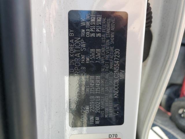 2022 KIA NIRO TOURI KNDCC3LC2N5547230