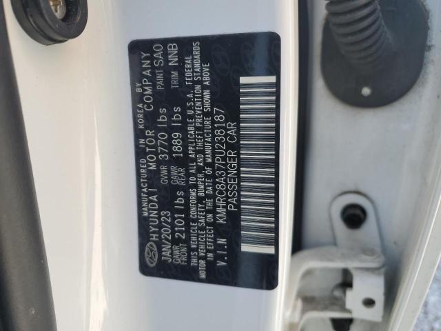 2023 HYUNDAI VENUE SEL KMHRC8A37PU238187