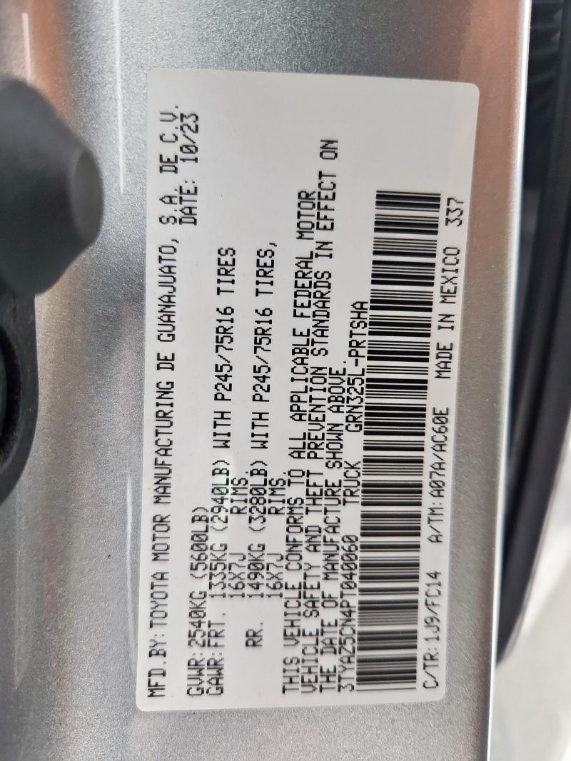 2023 TOYOTA TACOMA DOU - 3TYAZ5CN4PT040060