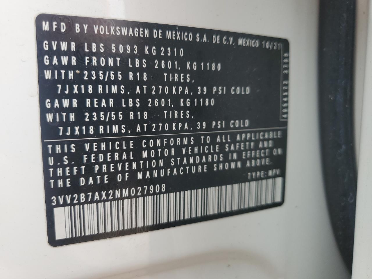 VOLKSWAGEN TIGUAN SE