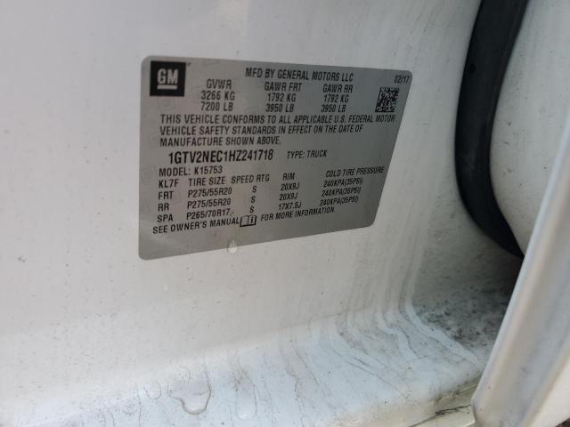 2017 GMC SIERRA K15 - 1GTV2NEC1HZ241718