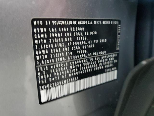 2025 VOLKSWAGEN TAOS SE - 3VVUC7B29SM018451