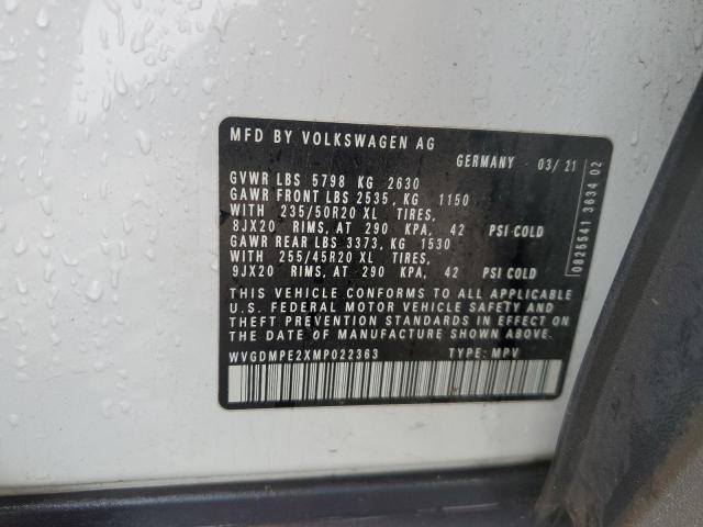 2021 VOLKSWAGEN ID.4 FIRST WVGDMPE2XMP022363