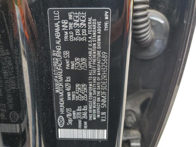2024 HYUNDAI TUCSON SEL 5NMJF3DE2RH325689