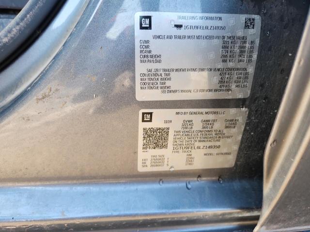 2020 GMC SIERRA K15 1GTU9FEL6LZ149350