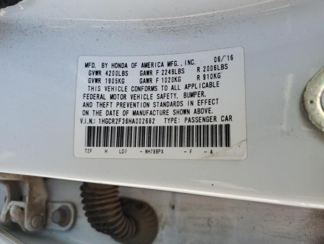 2017 HONDA ACCORD LX - 1HGCR2F36HA002682