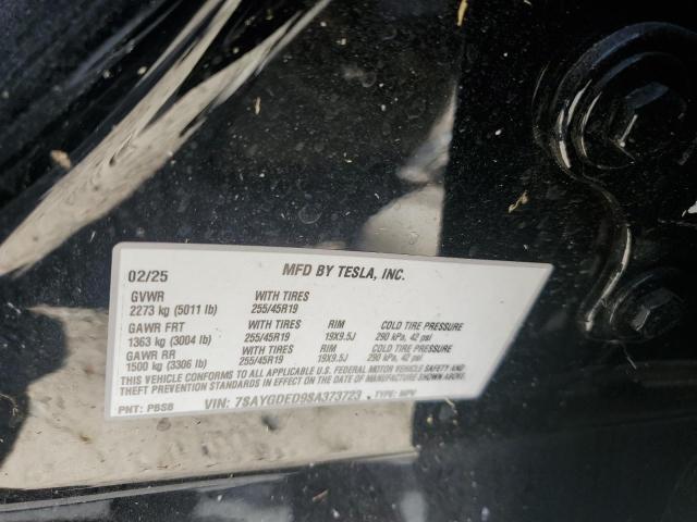 2025 TESLA MODEL Y 7SAYGDED9SA373723