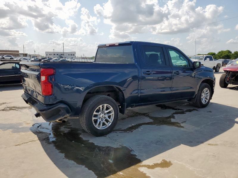 CHEVROLET SILVERADO 2022 blue  Gasoline 3GCPWDEDXNG218403 photo #4