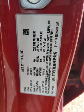 2023 TESLA MODEL 3 - 5YJ3E1EA9PF489192