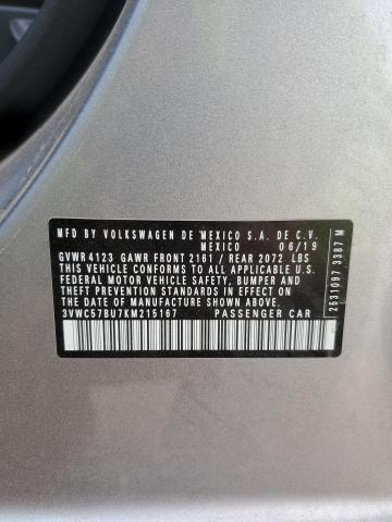 2019 VOLKSWAGEN JETTA S - 3VWC57BU7KM215167