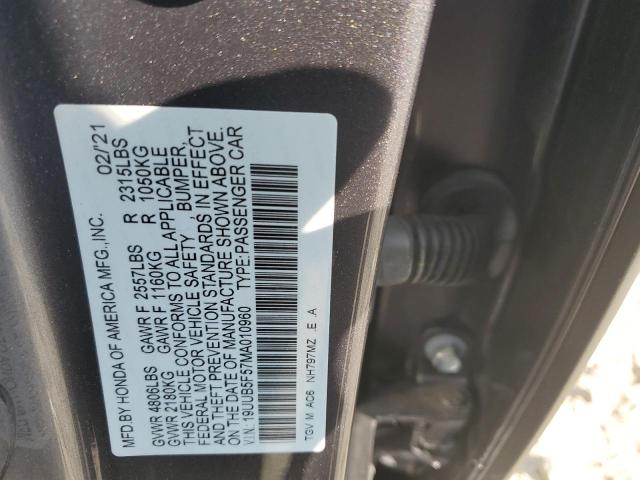 2021 ACURA TLX TECH A 19UUB5F57MA010960