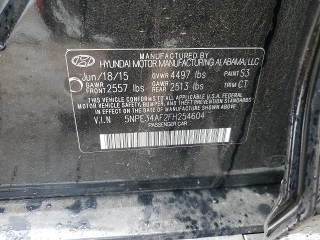 2015 HYUNDAI SONATA SPO 5NPE34AF2FH254604
