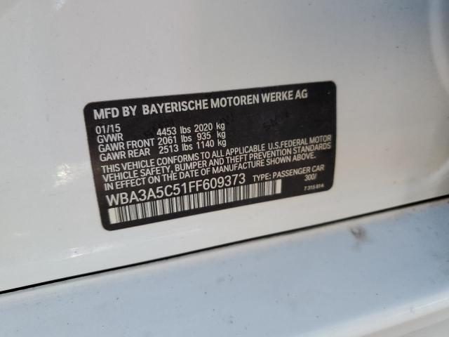 2015 BMW 328 I WBA3A5C51FF609373