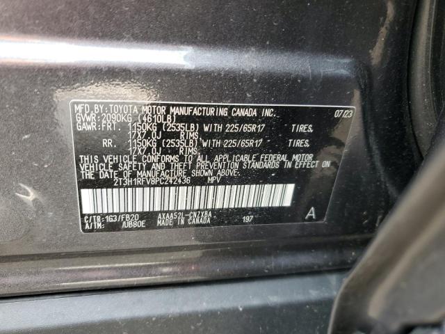 2023 TOYOTA RAV4 LE 2T3H1RFV8PC242436