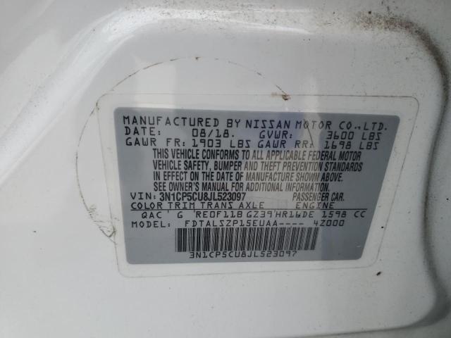 2018 NISSAN KICKS S - 3N1CP5CU8JL523097