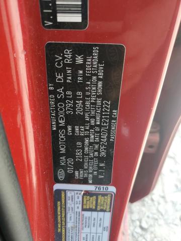 2020 KIA FORTE FE 3KPF24AD7LE211222