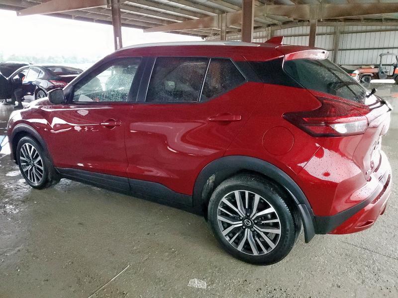 NISSAN KICKS SV 2021 maroon  gas 3N1CP5CV4ML543652 photo #3