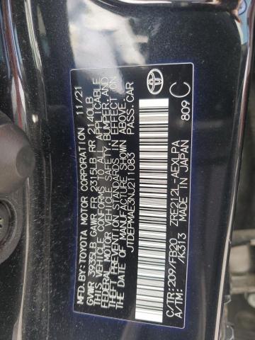2022 TOYOTA COROLLA LE - JTDEPMAE3NJ211083
