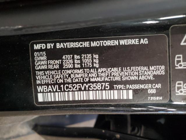 2015 BMW X1 XDRIVE2 - WBAVL1C52FVY35875