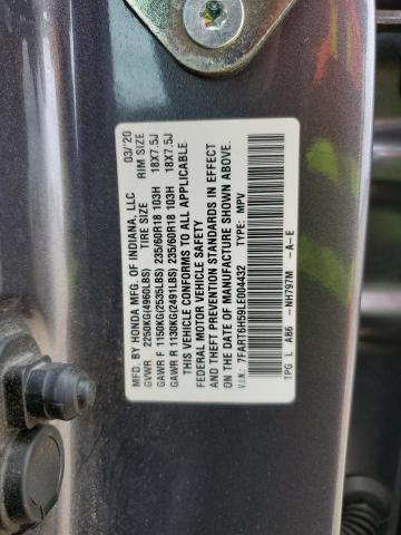 2020 HONDA CR-V EX - 7FART6H59LE004432