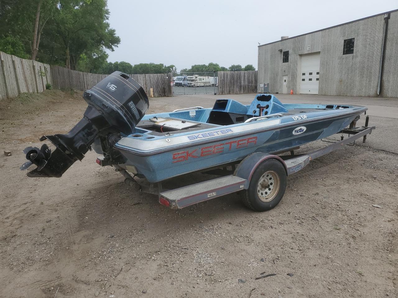 Lot #3208709319 1990 SKEETER MARINE/TRL