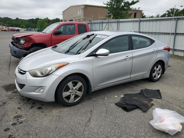 HYUNDAI ELANTRA GL 2013 silver  gas KMHDH4AE3DU929606 photo #1