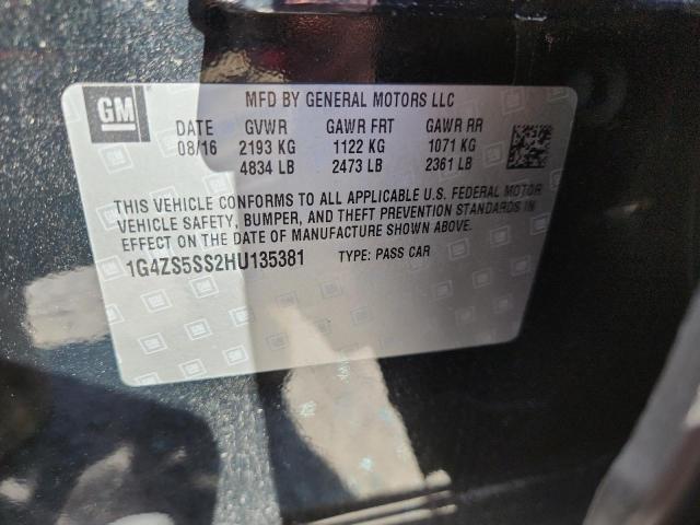 2017 BUICK LACROSSE P 1G4ZS5SS2HU135381