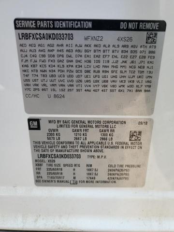 2019 BUICK ENVISION E LRBFXCSA0KD033703