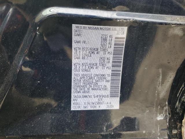 2019 INFINITI QX60 LUXE 5N1DL0MM7KC549908