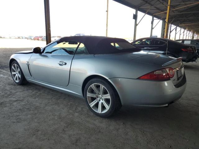JAGUAR XK 2007 silver converti gas SAJWA44B675B09722 photo #3