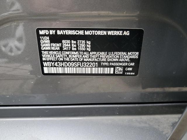 2025 BMW I4 XDRIVE WBY43HD09SFU32201