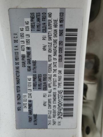 2019 MAZDA 3 PREMIUM 3MZBPAEM0KM103745