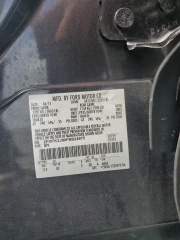 2015 FORD EDGE SEL - 2FMTK3J90FBB24875