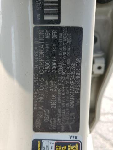 2015 KIA FORTE LX - KNAFK4A6XF5419786