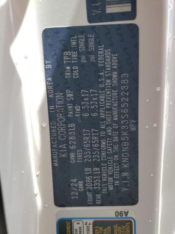 2025 KIA CARNIVAL L KNDNB5K33S6522383