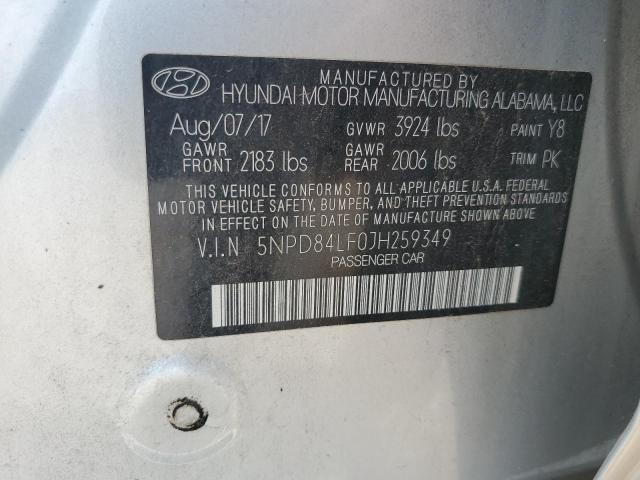 2018 HYUNDAI ELANTRA SE - 5NPD84LF0JH259349