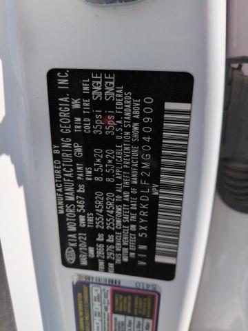 2021 KIA SORENTO SX 5XYRKDLF2MG040900