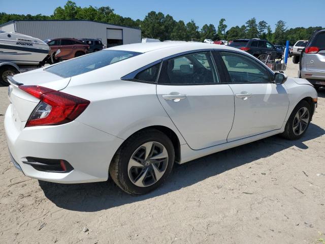 HONDA CIVIC LX 2020 white  gas 2HGFC2F64LH537027 photo #4