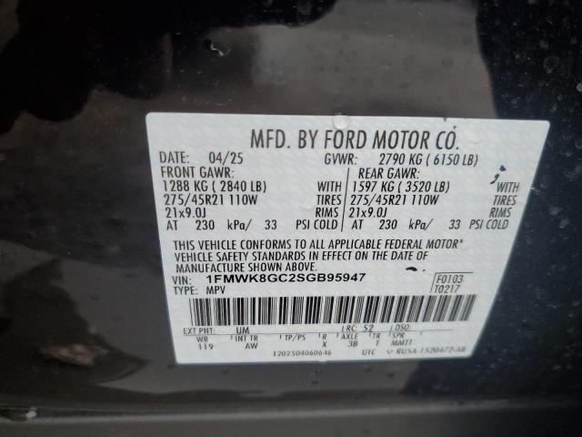 2025 FORD EXPLORER S - 1FMWK8GC2SGB95947