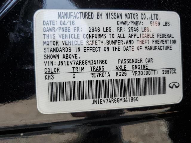 2016 INFINITI Q50 PREMIU JN1EV7AR6GM341860