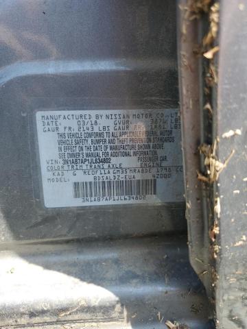 2018 NISSAN SENTRA S - 3N1AB7AP1JL634802