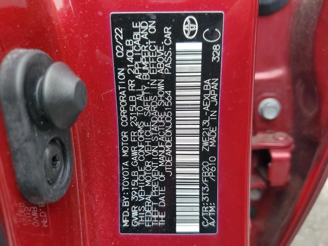 2022 TOYOTA COROLLA LE - JTDEAMDE0NJ051564