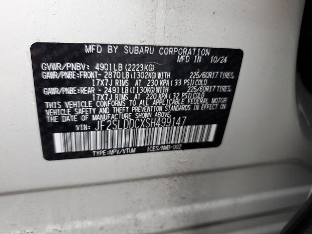 2025 SUBARU FORESTER P JF2SLDDCXSH499147