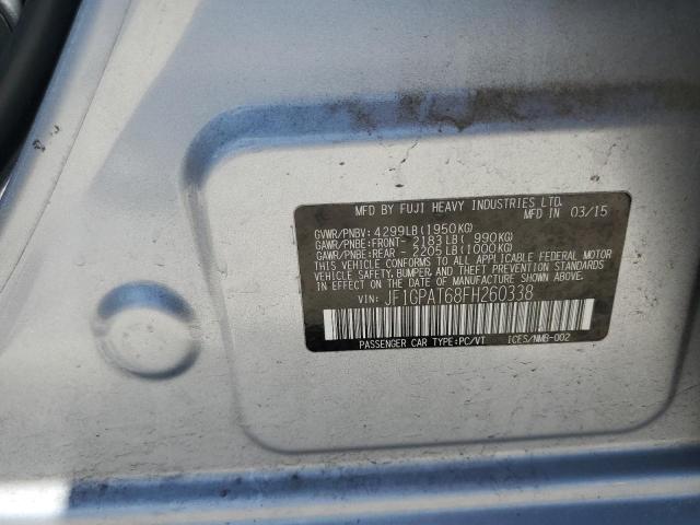 2015 SUBARU IMPREZA SP JF1GPAT68FH260338
