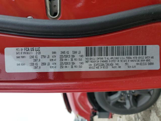 2020 DODGE JOURNEY CR - 3C4PDCGB0LT201450