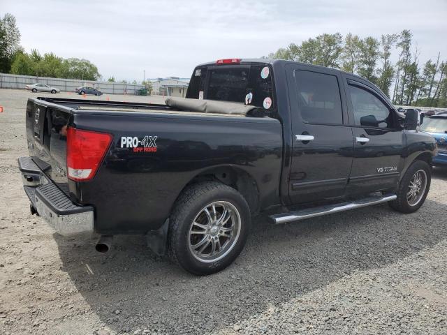 NISSAN TITAN XE 2007 black crew pic gas 1N6AA07B47N226822 photo #4