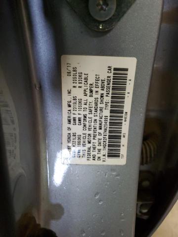 2017 HONDA ACCORD EXL 1HGCR2F87HA254999