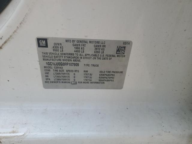 2015 CHEVROLET SILVERADO C2500 HEAVY DUTY 1GC1CUEG8FF107909